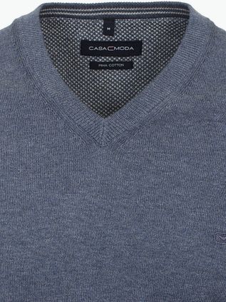 CASAMODA Pullover V-Neck Blue