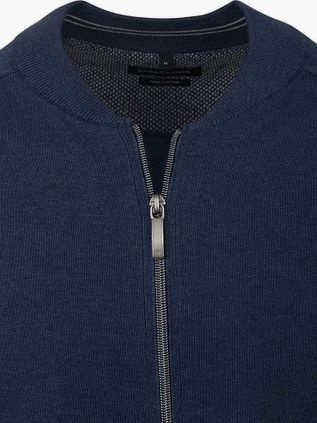 CASAMODA Strickjacke Zip Navy