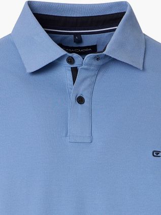 CASAMODA Polo Shirt Stretch Blue