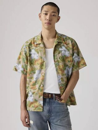 Levi's Short Sleeve Shirt Sunset Camp Multicolour