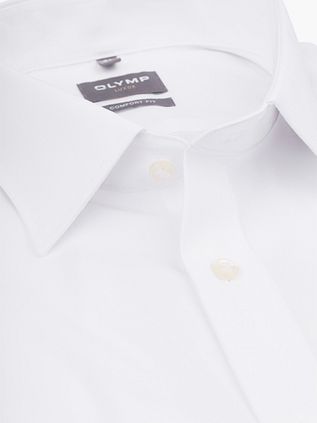 OLYMP Luxor Bügelfrei Hemd Comfort Fit Weiß