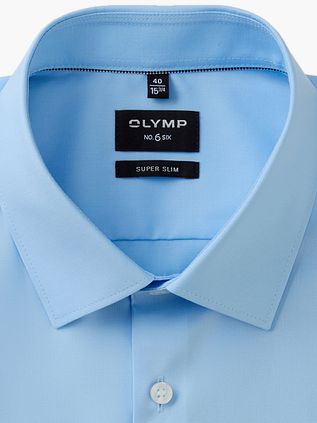 OLYMP No'6 six Shirt Skinny Fit Extra Long Sleeve Blue
