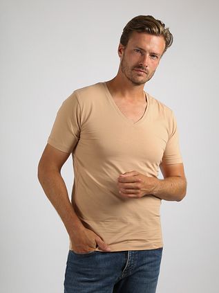 OLYMP Osynlig T-shirt Djup V-ringning