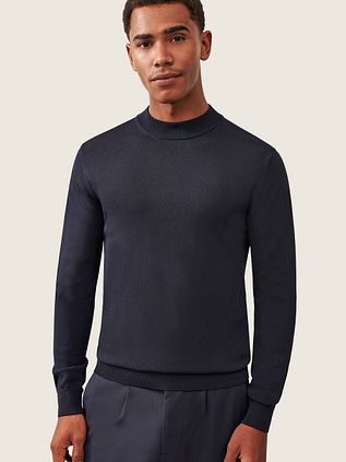Cavallaro Milacio Rollkragenpullover Navy