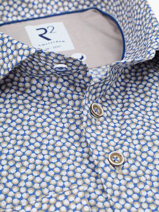 R2 Hemd Druck Kaffeetassen Blau
