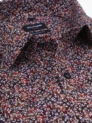 OLYMP Luxor Hemd Druck Multicolour
