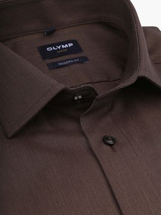 Olymp Luxor Shirt Brown