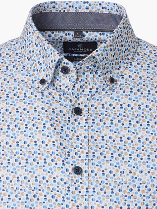 CASAMODA Overhemd Dots Blauw