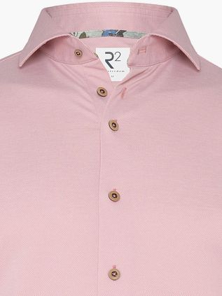 R2 Japanese Knitted Short Sleeve Shirt Pink