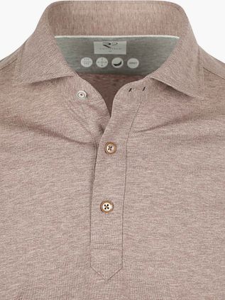 R2 Camicia Polo Jersey Beige