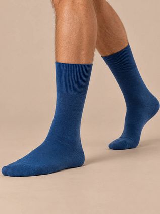 Falke Airport Socke Blau