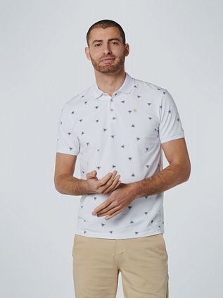 No Excess Polo Shirt Printed White