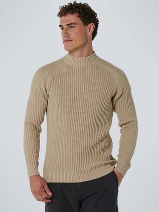 No Excess Pullover Turtle Knitted Beige