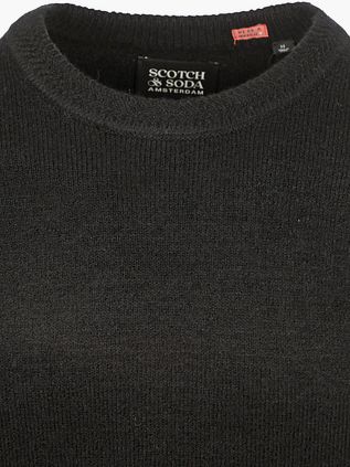 Scotch and Soda Soft Knit Pullover Schwarz