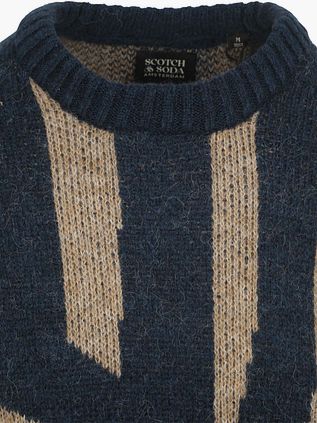 Scotch and Soda Sweater Waves Navy