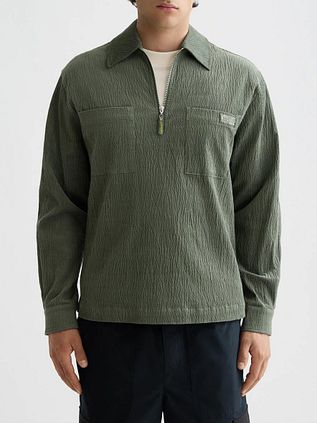 Scotch and Soda Corduroy Shirt Grün