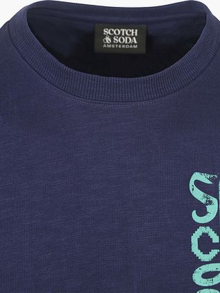 Scotch and Soda Pullover Logo Navy