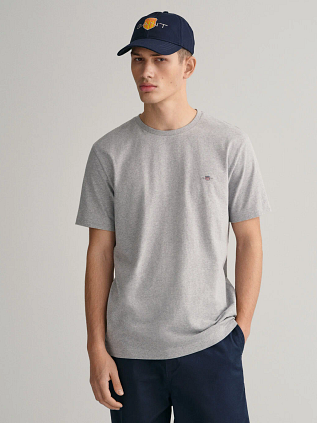 Gant T-Shirt Shield Logo Grau