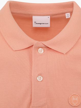 KnowledgeCotton Apparel Polo Shirt Pink