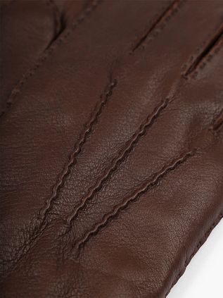 Hestra Handschuh Matthew Leder Chocolate