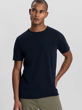 Dstrezzed Mc Queen T-shirt Melange Dunkelblau
