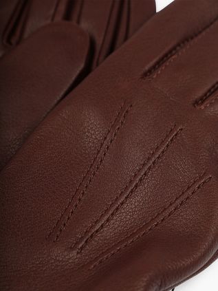 Hestra Gloves Andrew Leather Chocolate