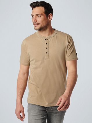 No Excess T-Shirt Button Khaki