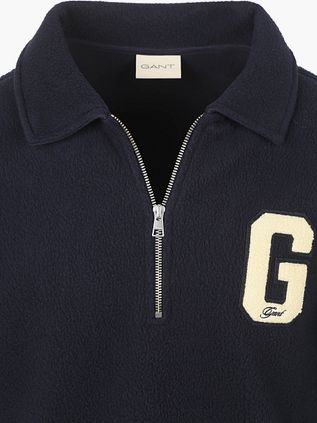 Gant Halfzip Sweater Fleece Navy