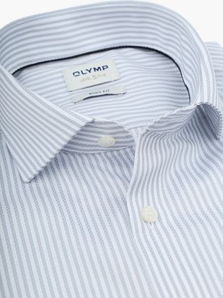 OLYMP Chemise Level 5 Luxury Rayée Bleu Clair