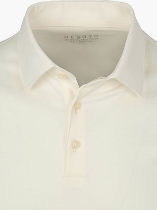 Desoto Longsleeve Poloshirt Essential Off White