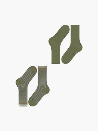 Burlington Everyday 2-Pack Streifen Grün
