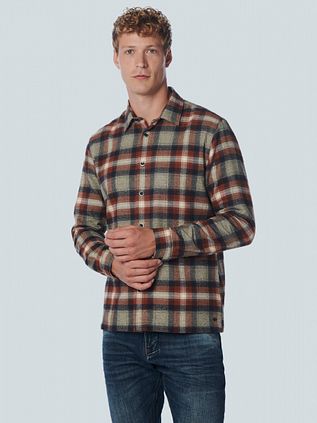 No Excess Shirt Checks Caramel
