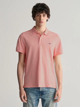 Gant Shield Piqué Polo Shirt Pink