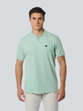 No Excess Polo Shirt Riva Solid Turquoise