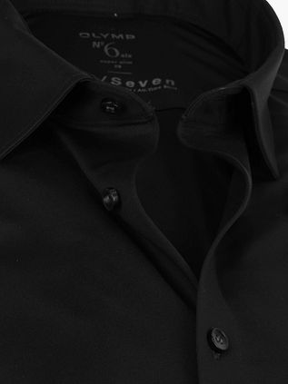 OLYMP No'6 Hemd 24/Seven Schwarz