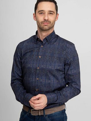 Suitable Hemd Van Gogh Navy