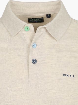 NZA Longsleeve Polo Marshall Light Cream