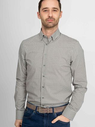 Suitable Hemd Print Groen
