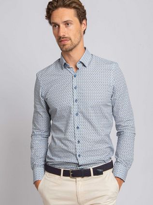 Suitable Overhemd Dia Mosa Blauw