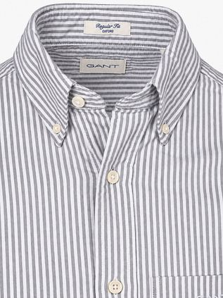 Gant Oxfordhemd Streifen Light Brown