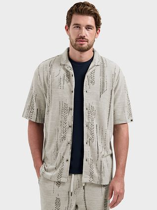 No Excess Short Sleeve Jacquard Shirt Print Kit