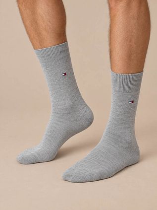 Tommy Hilfiger Classic Calcetines Gris pack de 2 pares