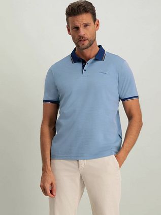 State Of Art Piqué Poloshirt Hellblau