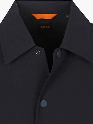 BOSS Chemise Lapoully Manches Courtes Marine