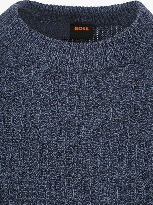 BOSS Klacier Sweater Wool Blend Navy
