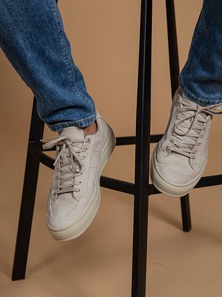 Suitable Nubuck Skave Sneaker Beige