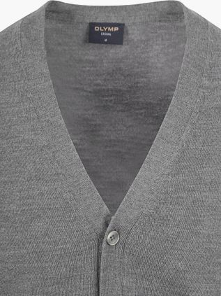 Olymp Cardigan Wool Grey