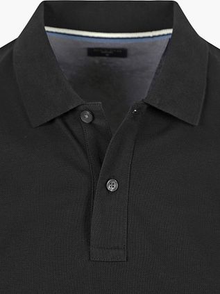 OLYMP Polo Shirt Piqué Black