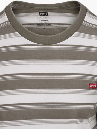 Levi's T-Shirt Gestreift Brown