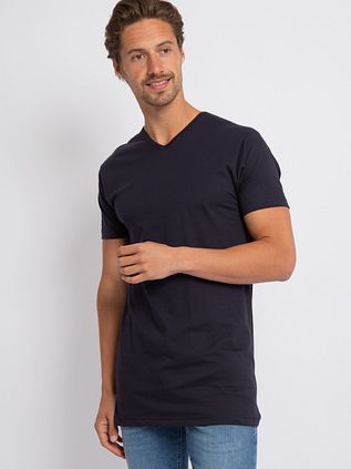 Alan Red Extra Lang T-Shirts Vermont Dunkelblau (2er-Pack)